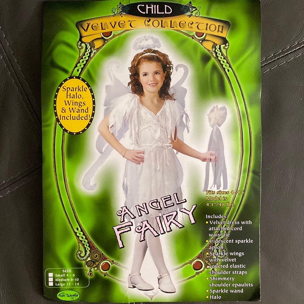 Angel Fairy Kids Halloween Costume